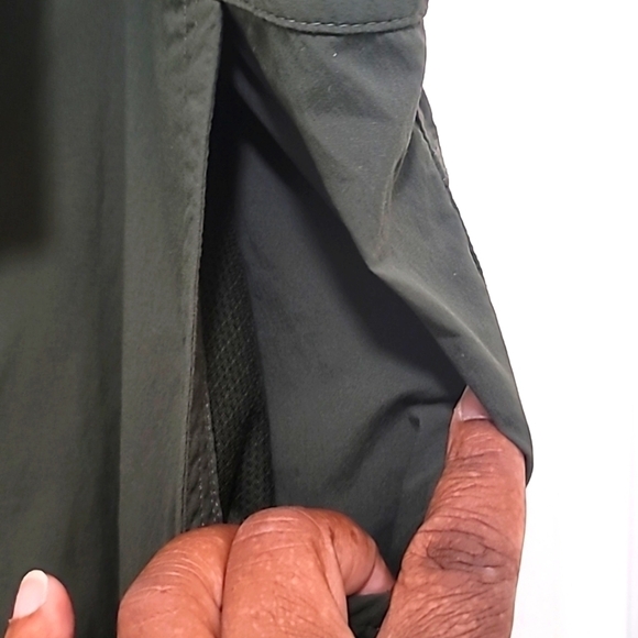 REI CO OP MEN'S CONVERTIBLE SNAP UP OLIVE GREEN CARGO PANTS RELAXED FIT SZ 40X32 - Picture 13 of 13